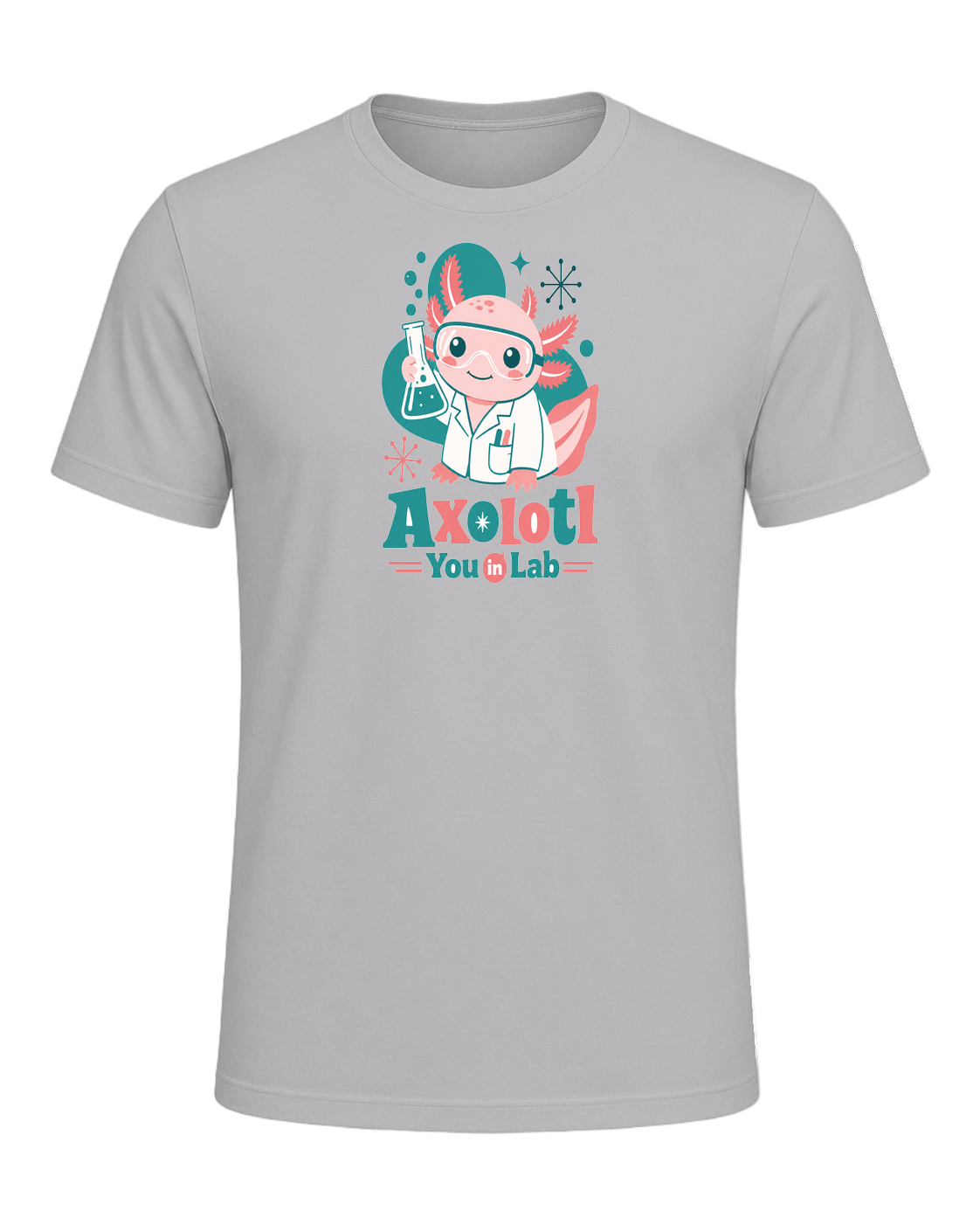 Axolotl Scientist — Athletic Heather