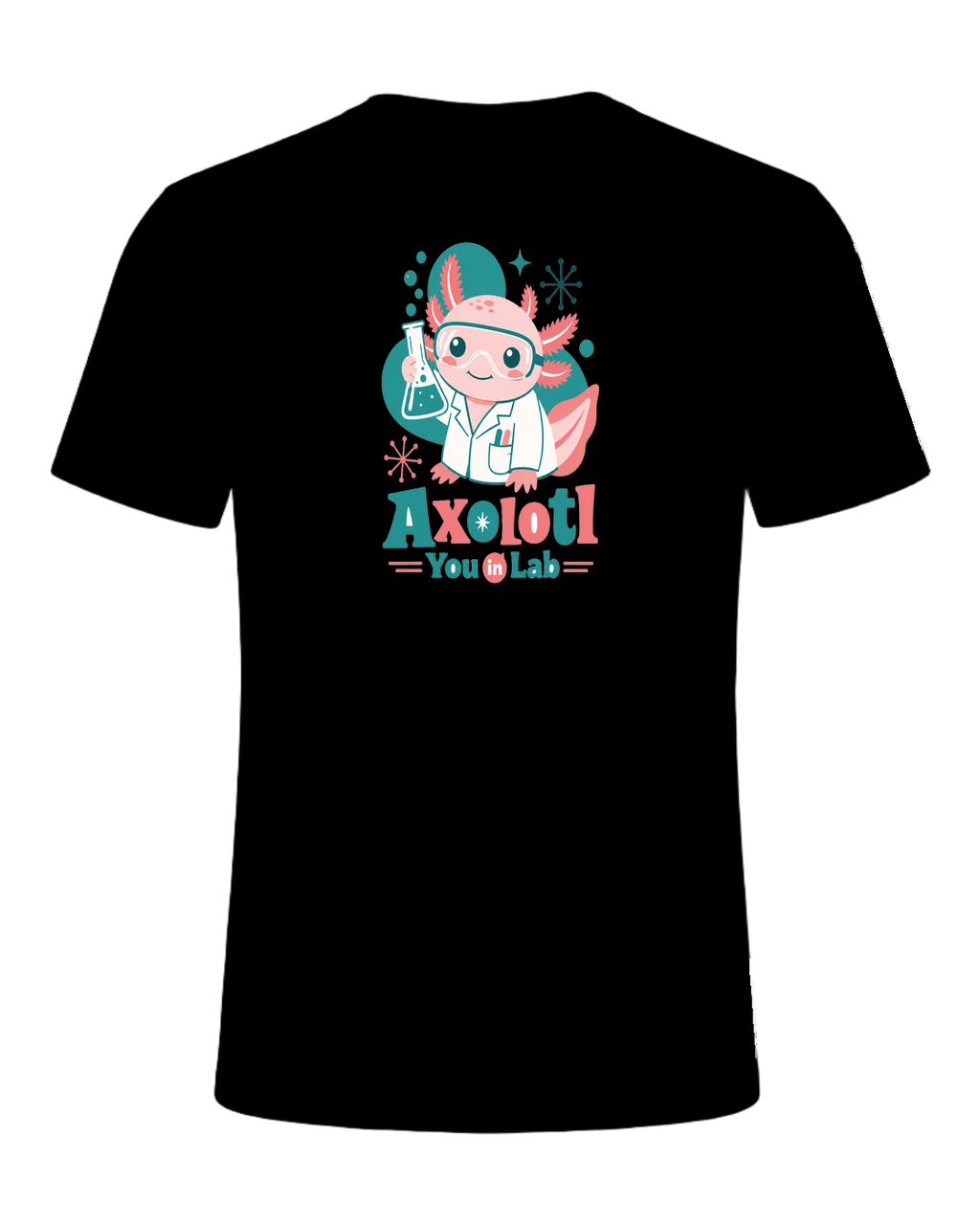 Axolotl Scientist — Black