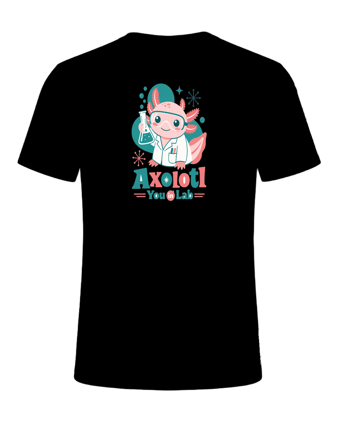 Axolotl Scientist — Black