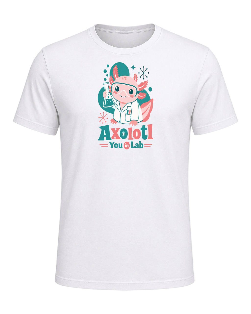 Axolotl Scientist — White