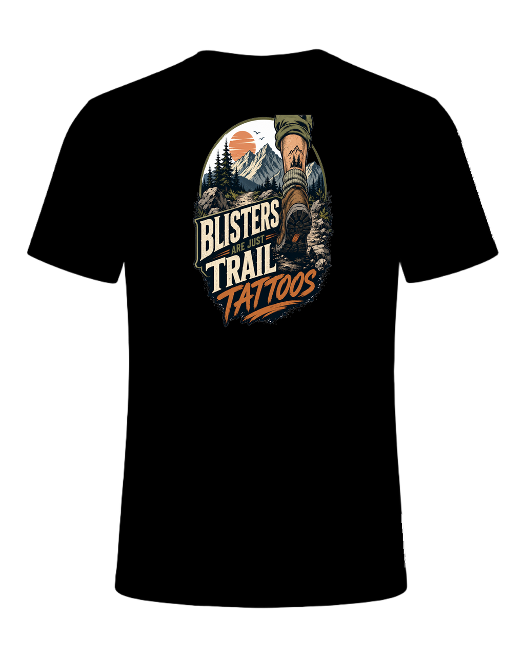 blisters are just trail tattoos — Black