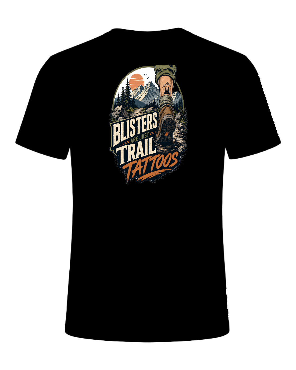 blisters are just trail tattoos — Black
