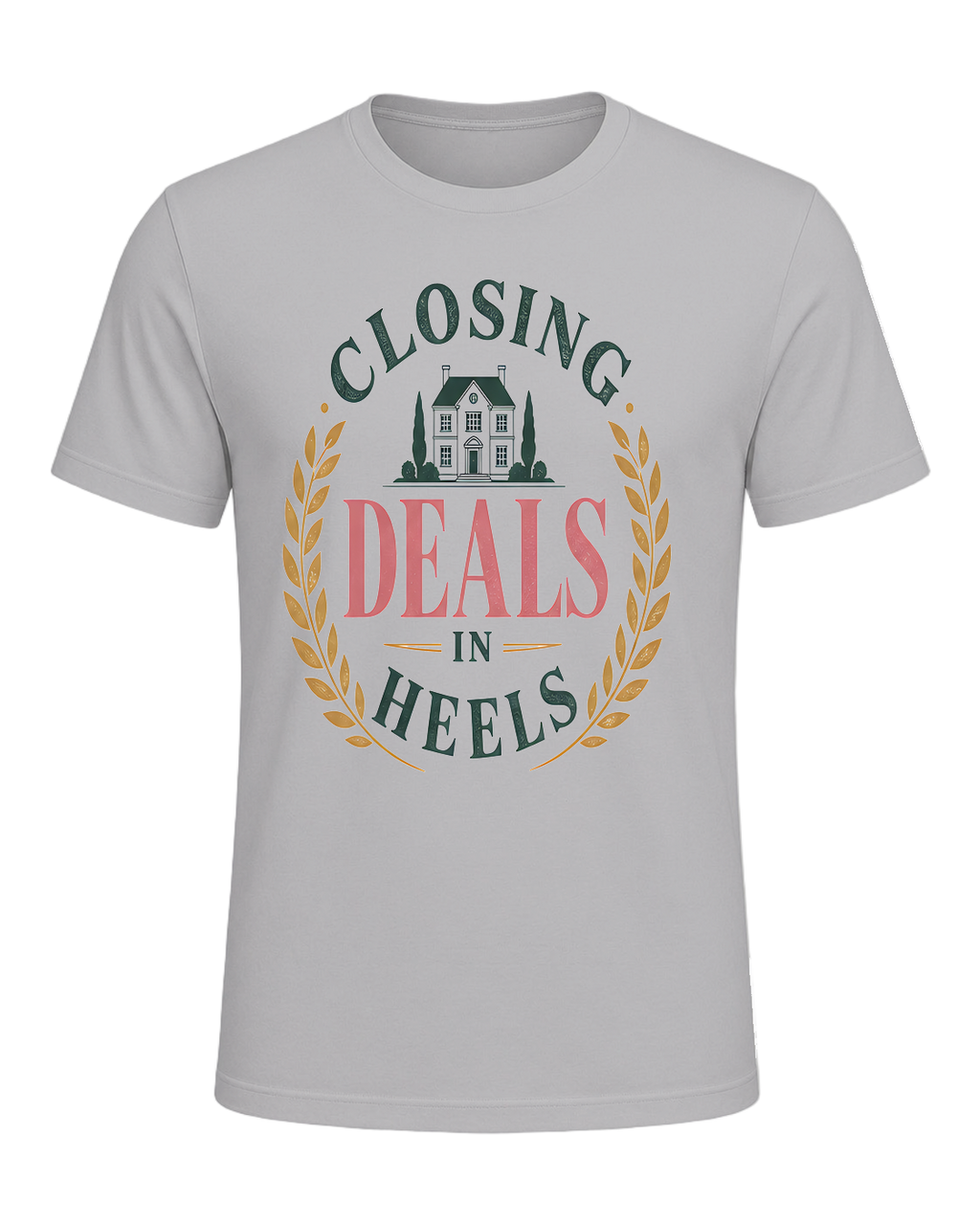 CLOSING DEALS IN HEELS — Athletic Heather