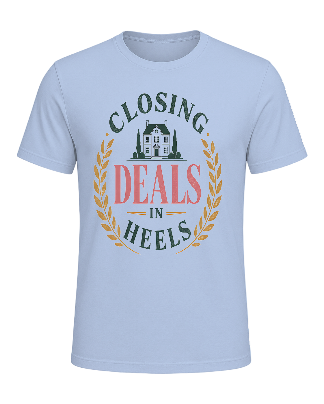 CLOSING DEALS IN HEELS — Baby Blue