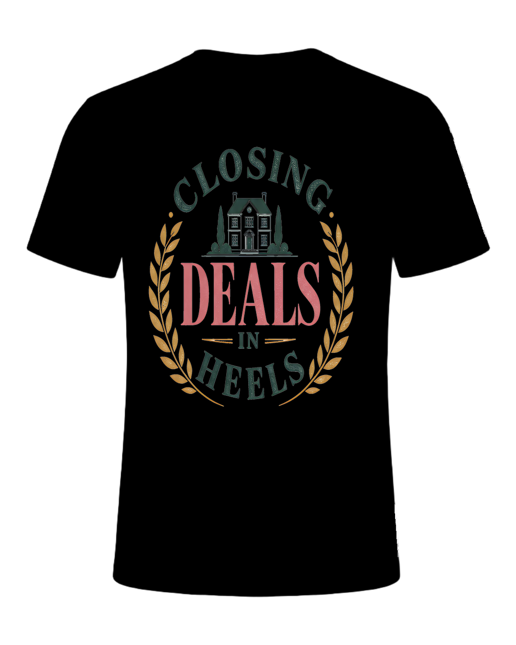 CLOSING DEALS IN HEELS — Black