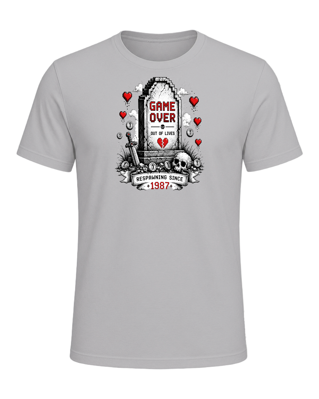 Game Over Humor — Athletic Heather
