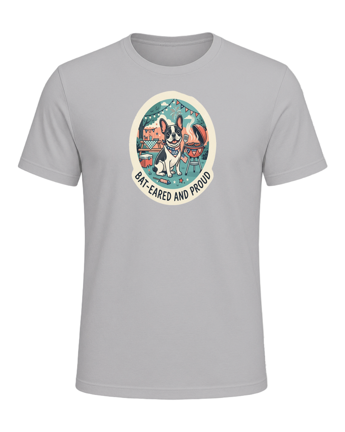 BAT-EARED AND PROUD — Athletic Heather