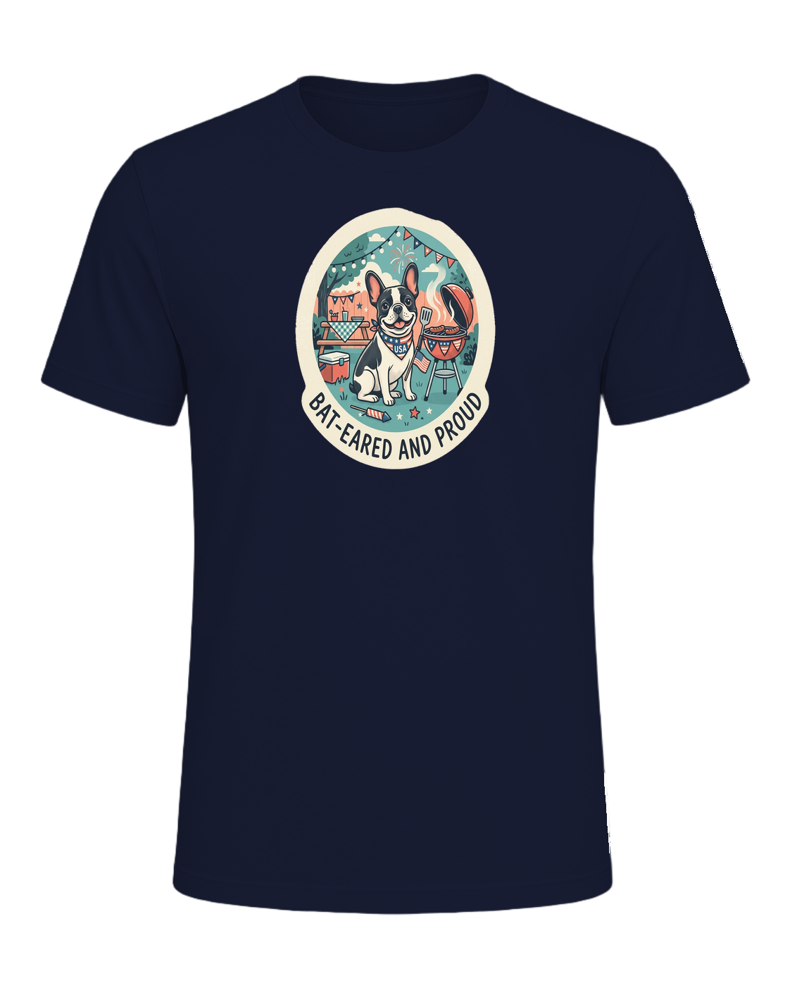 BAT-EARED AND PROUD — Navy
