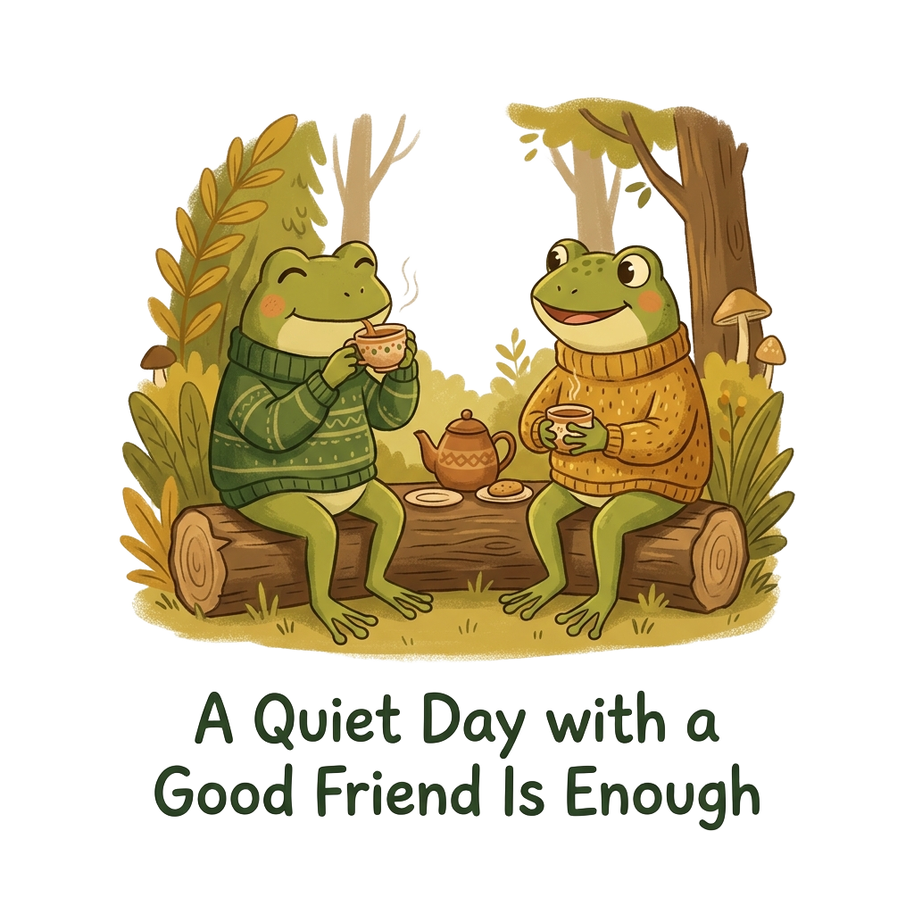 Cozy Frog Friends