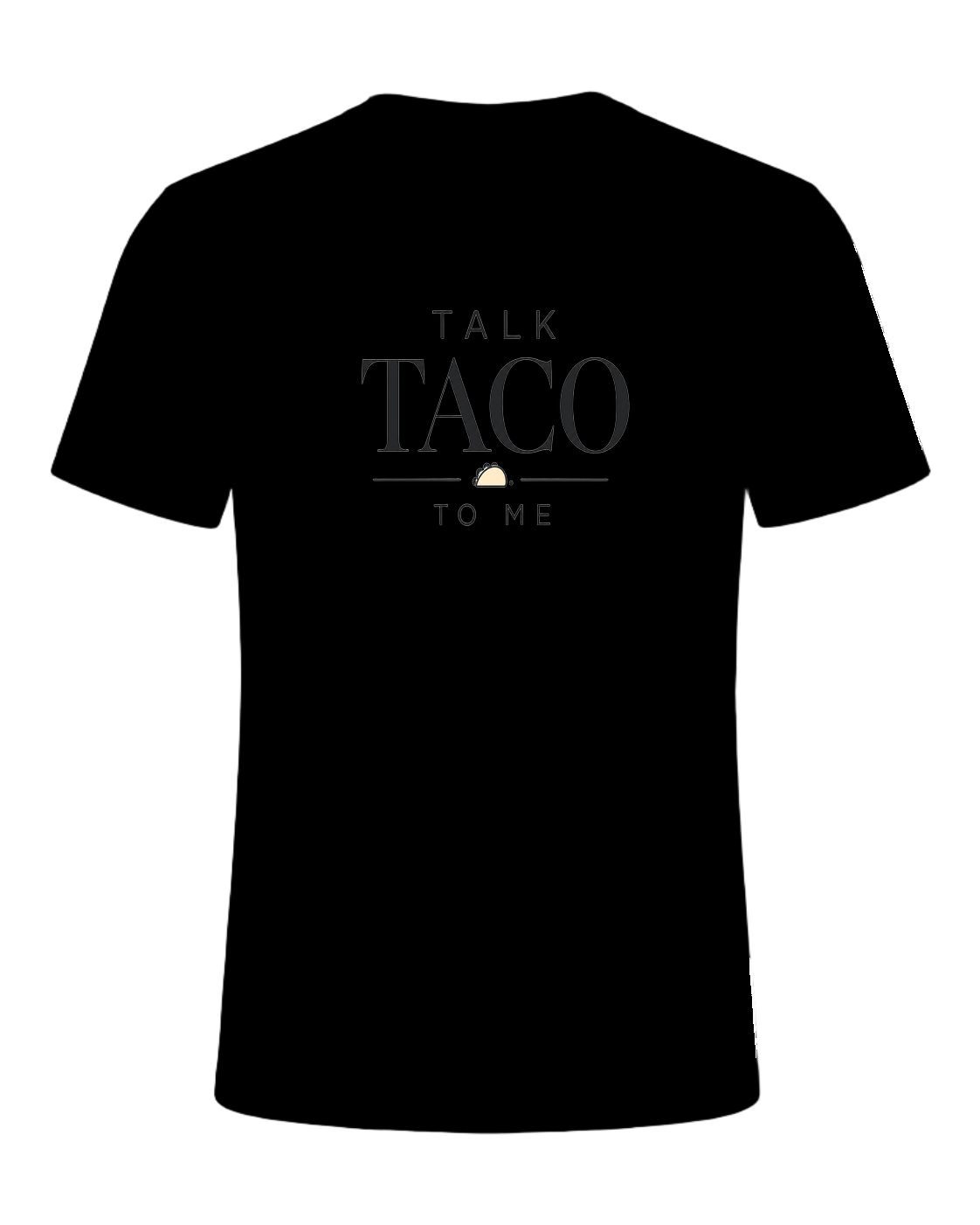 TALK TACO TO ME — Black
