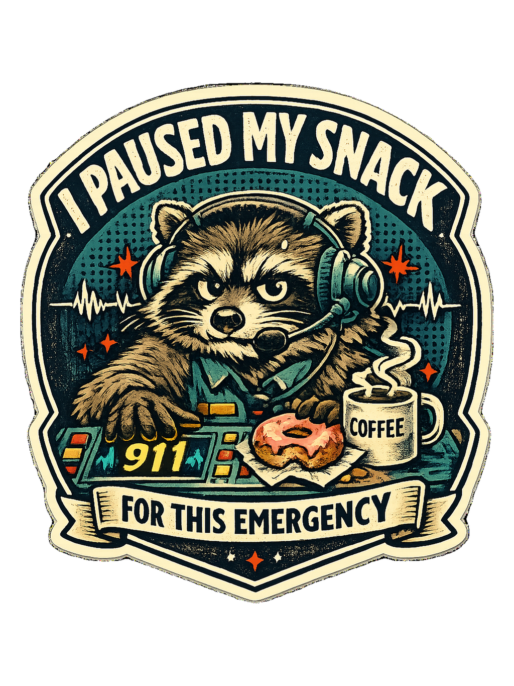 I Paused My Snack For This Emergency Tee