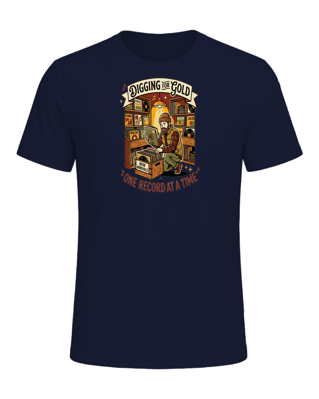 Vinyl Record Digger — Navy
