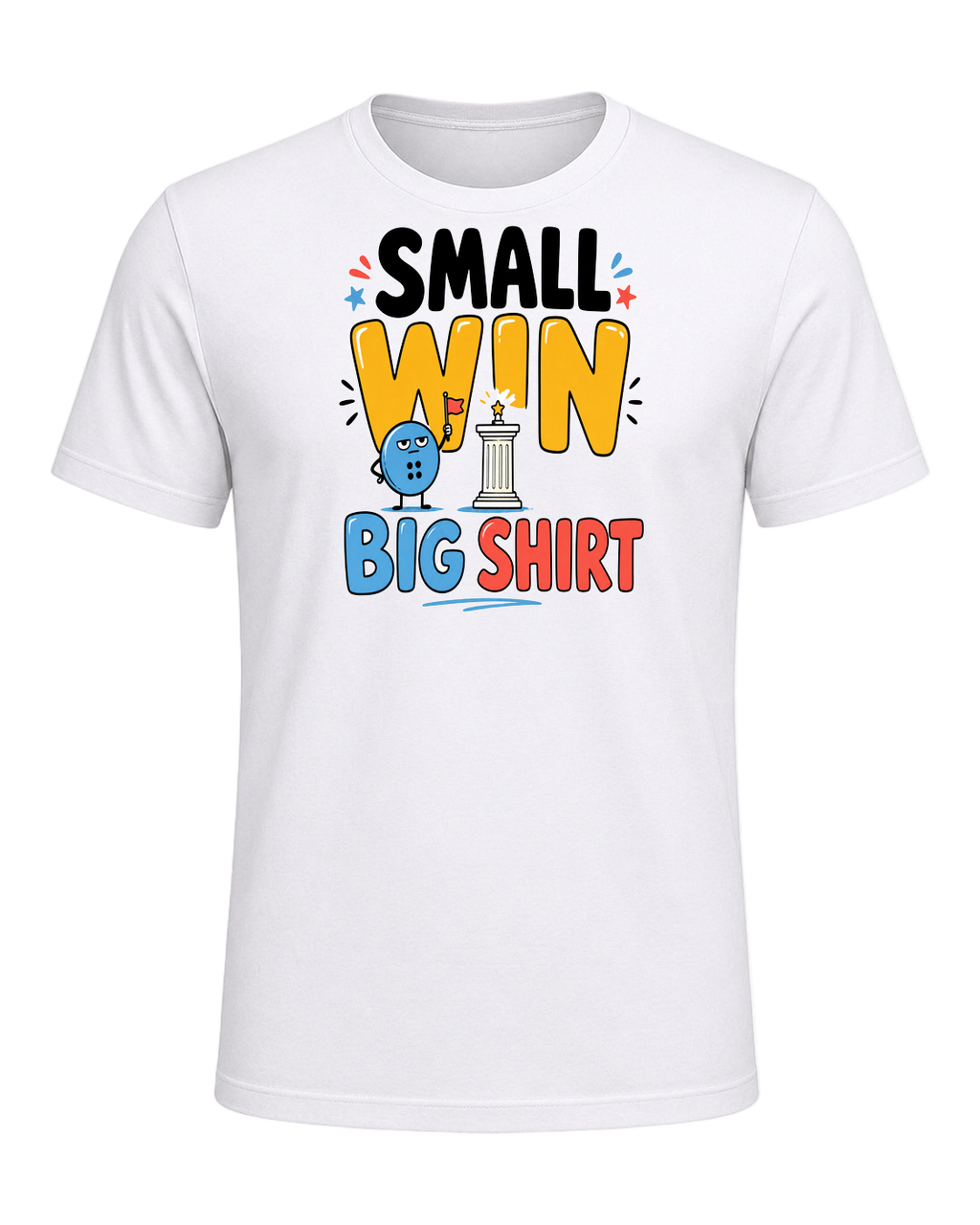 SMALL WIN BIG SHIRT — White