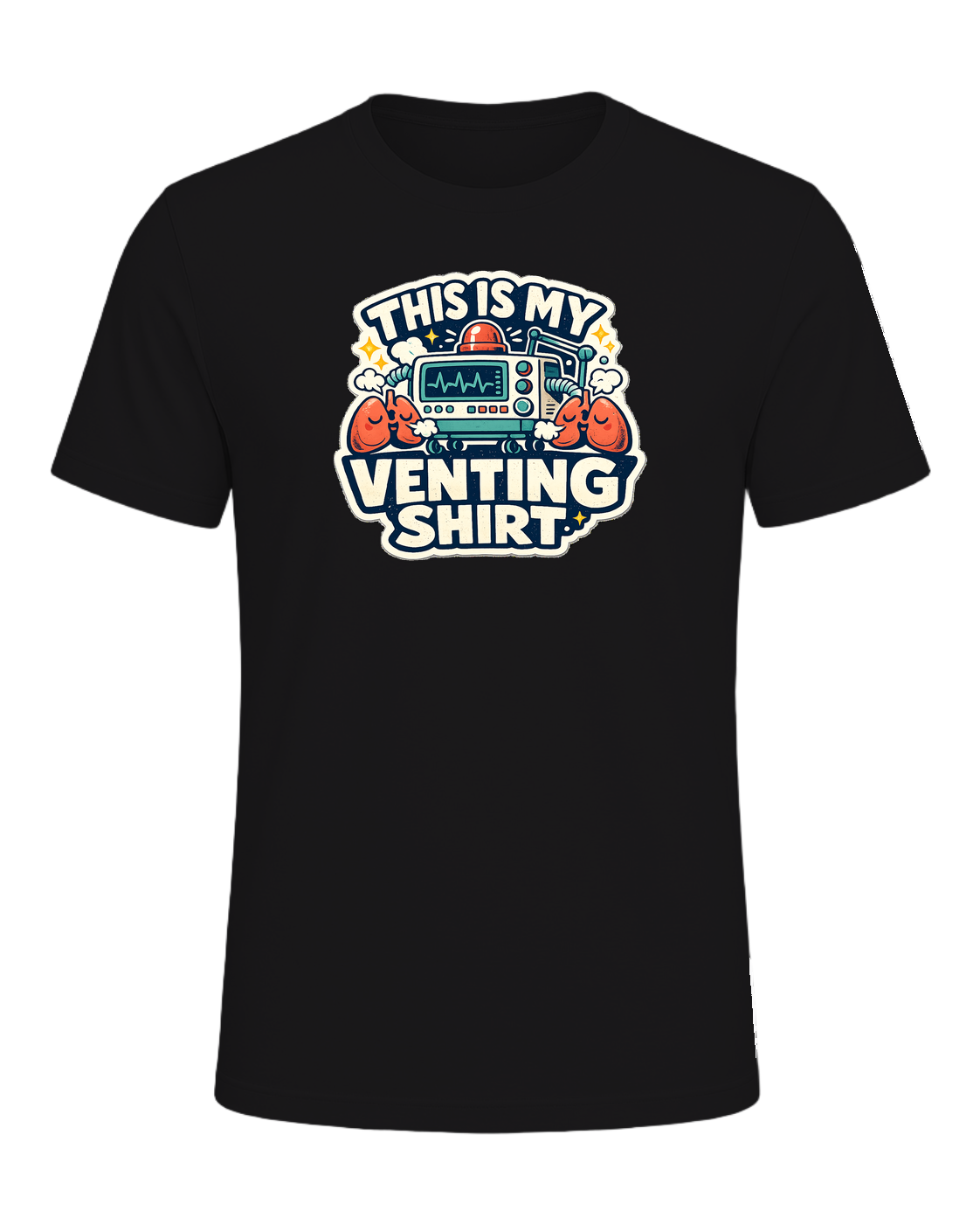 This Is My Venting Shirt Tee — Dark Grey Heather