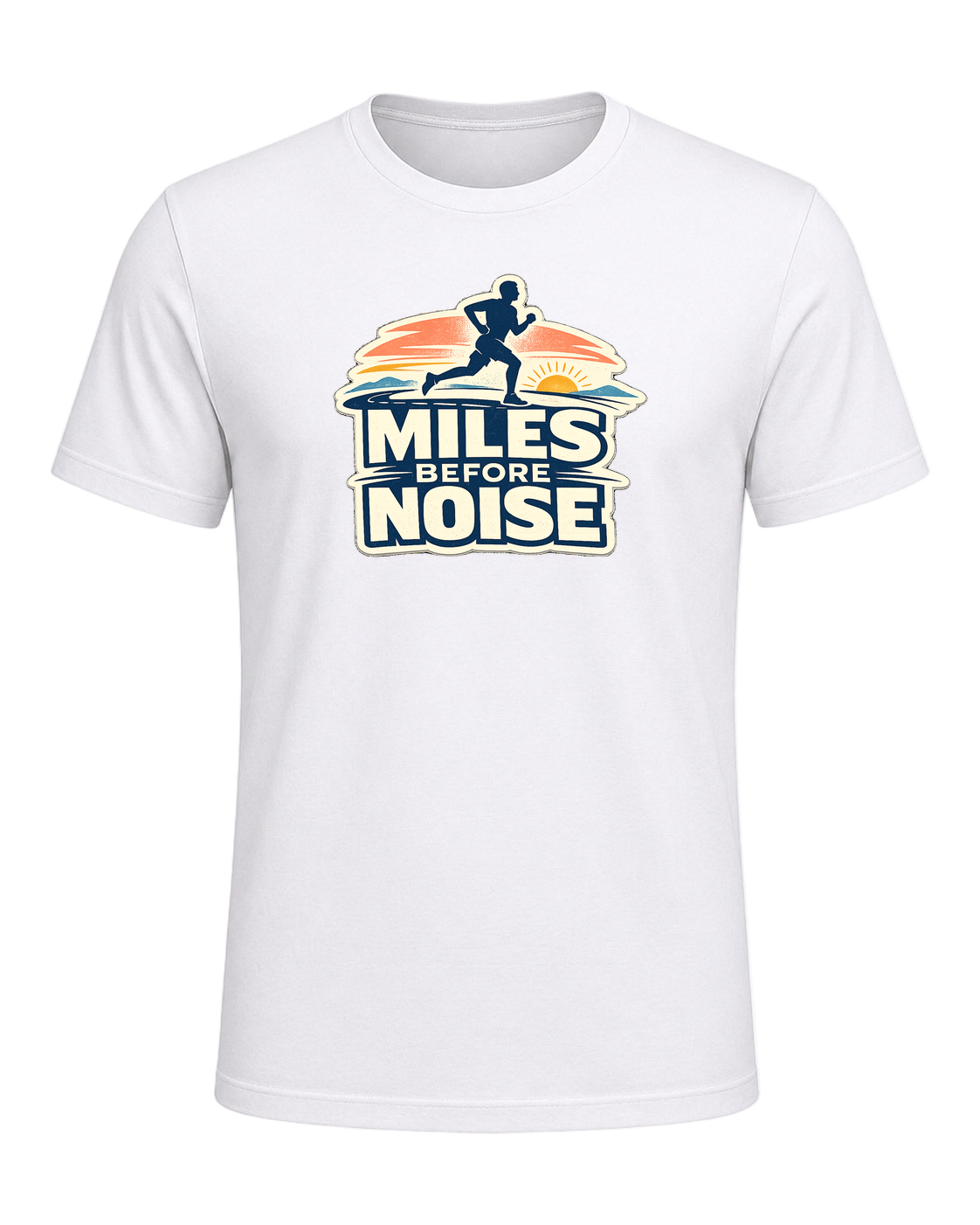 Miles Before Noise Tee — White