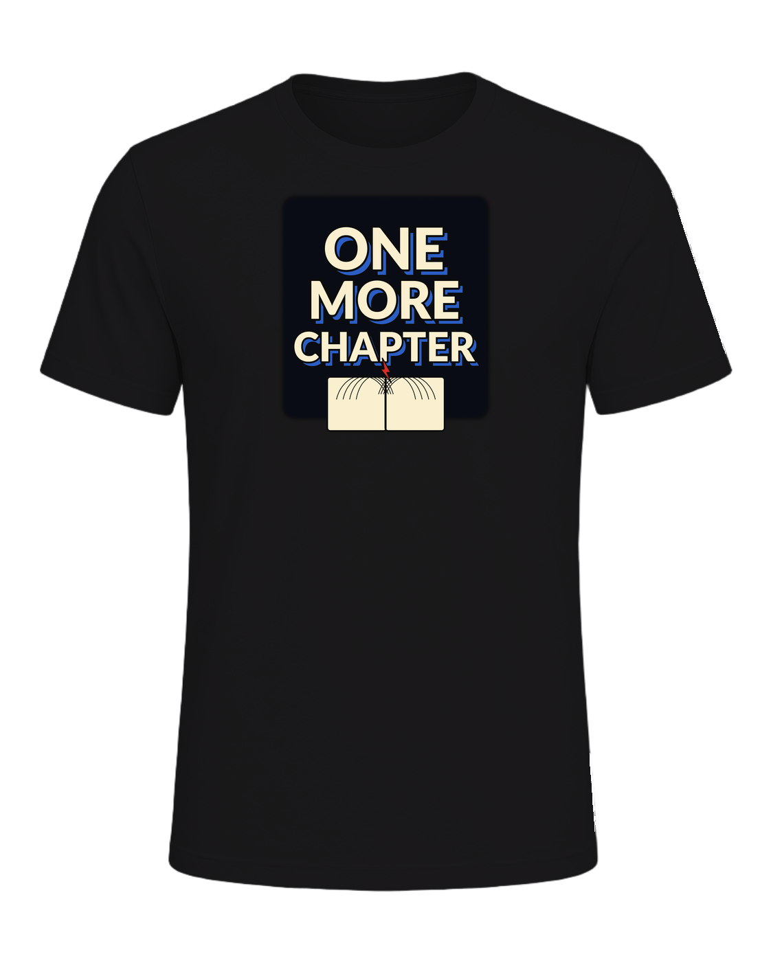 One More Chapter Book Lover T-Shirt — Dark Grey Heather