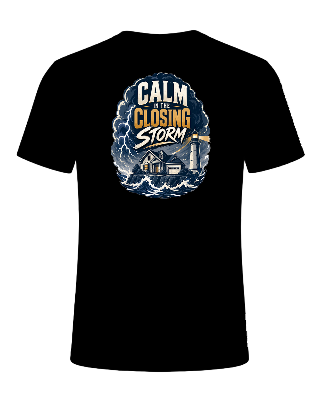 CALM IN THE CLOSING STORM — Black