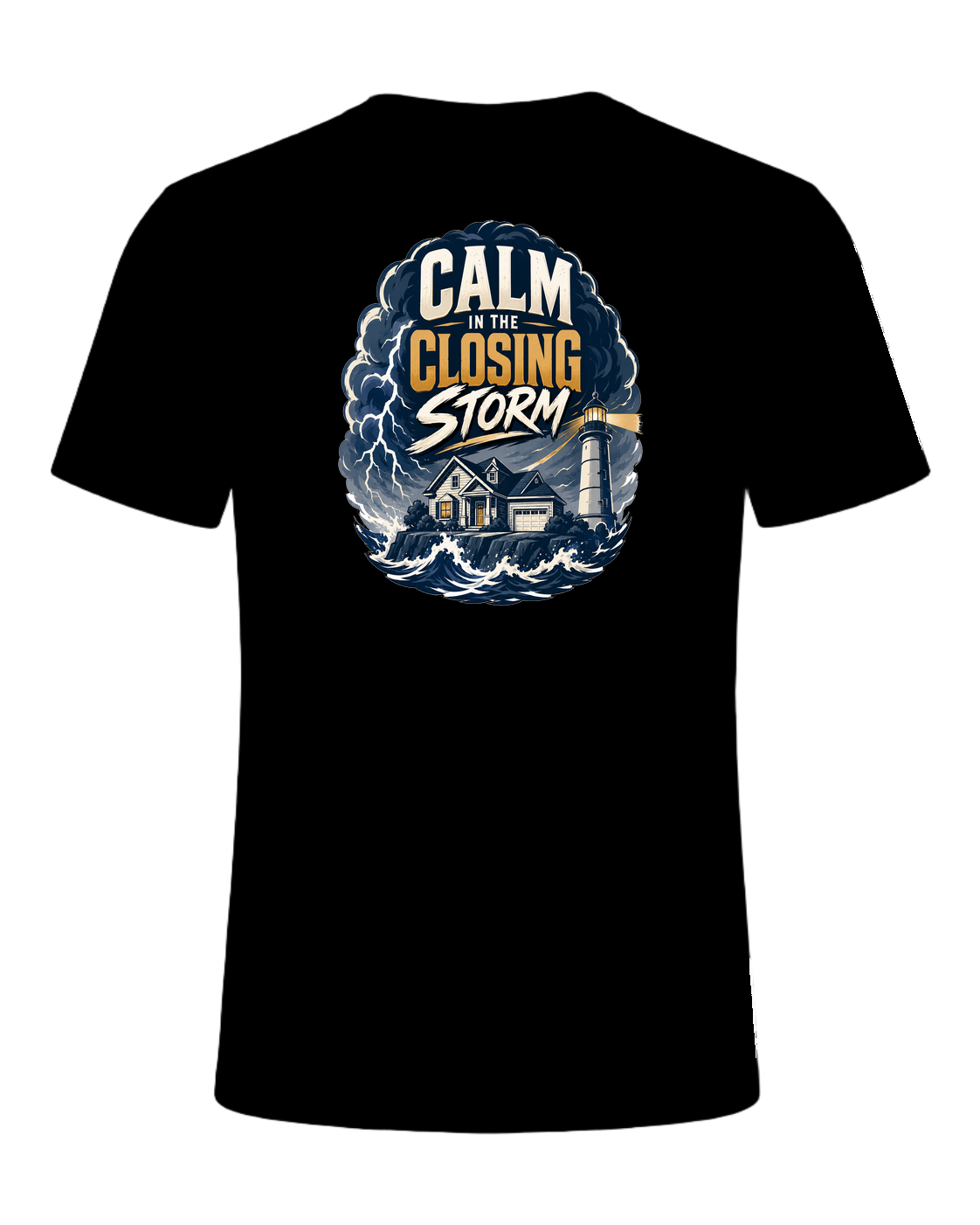 CALM IN THE CLOSING STORM — Black