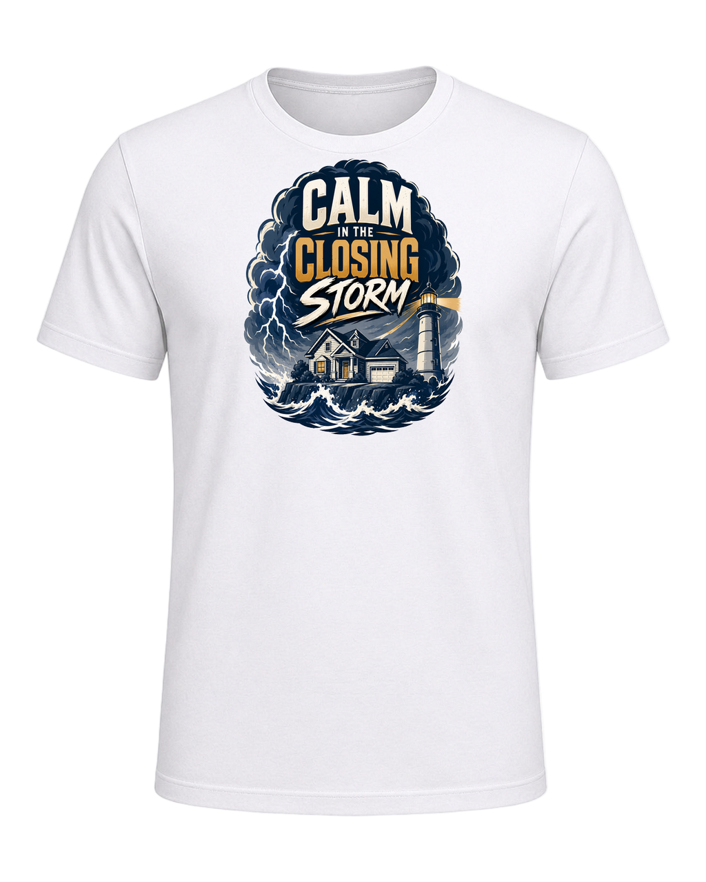 CALM IN THE CLOSING STORM — White