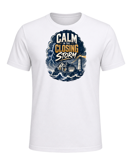 CALM IN THE CLOSING STORM — White