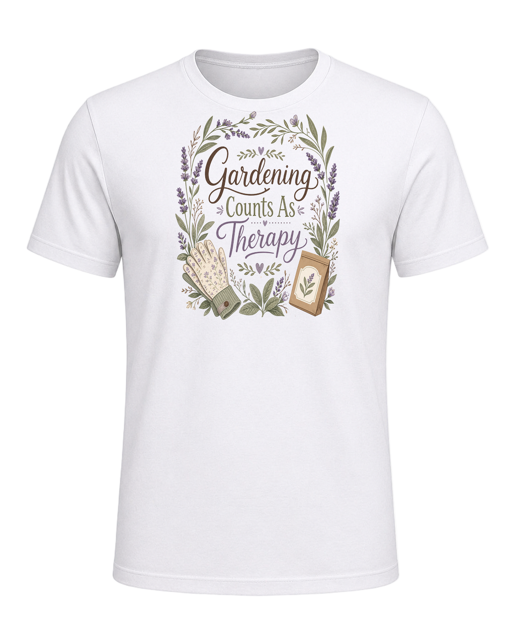 Gardening Counts As Therapy — White