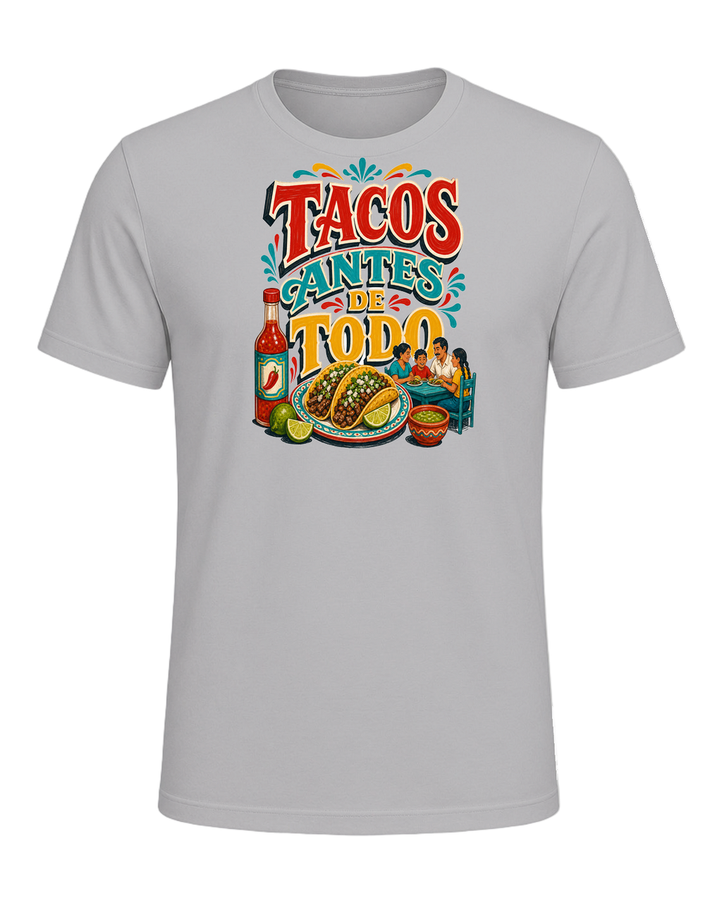 TACOS ANTES DE TODO — Athletic Heather
