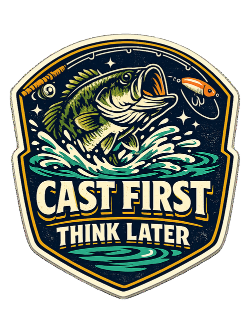 Cast First Think Later Tee