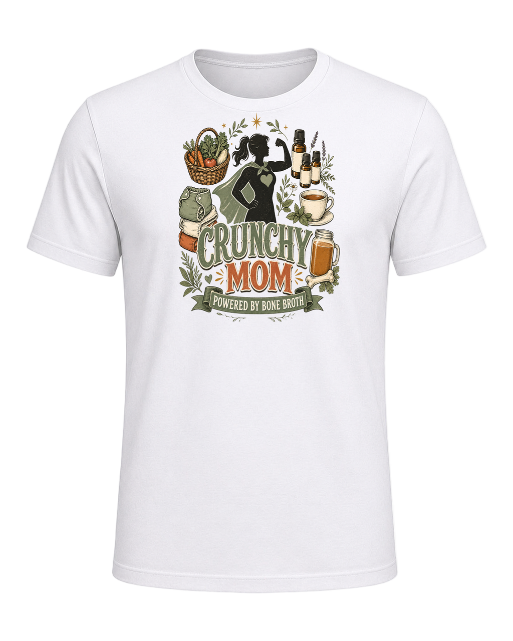 Crunchy Mom — White