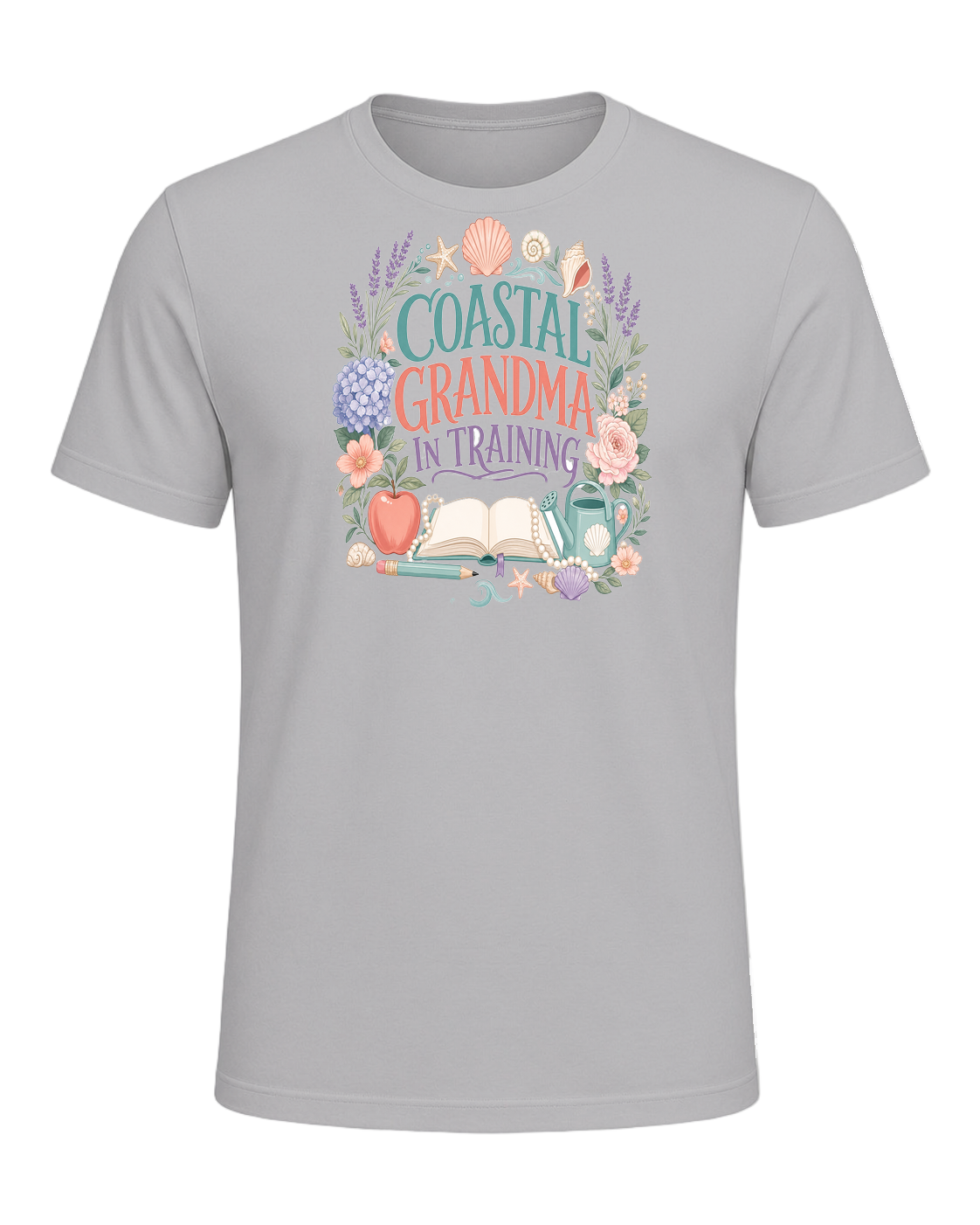 COASTAL GRANDMA IN TRAINING — Athletic Heather