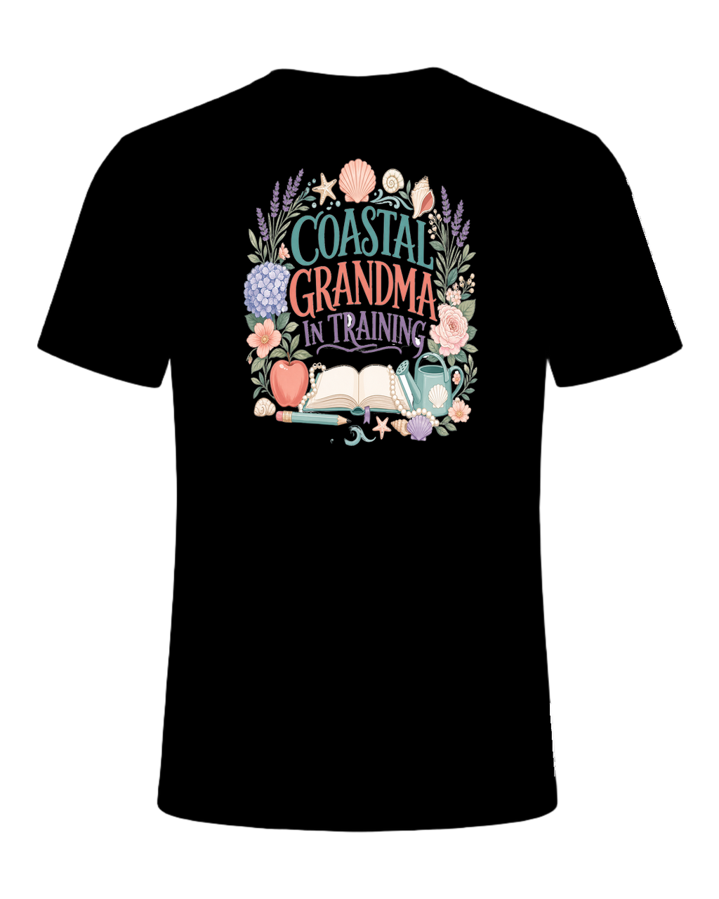 COASTAL GRANDMA IN TRAINING — Black