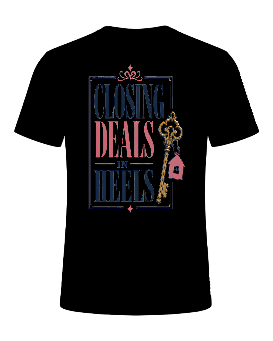 CLOSING DEALS IN HEELS — Black