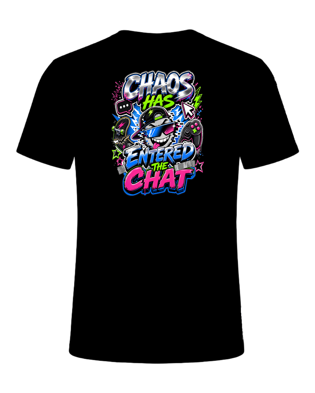 CHAOS HAS ENTERED THE CHAT — Black