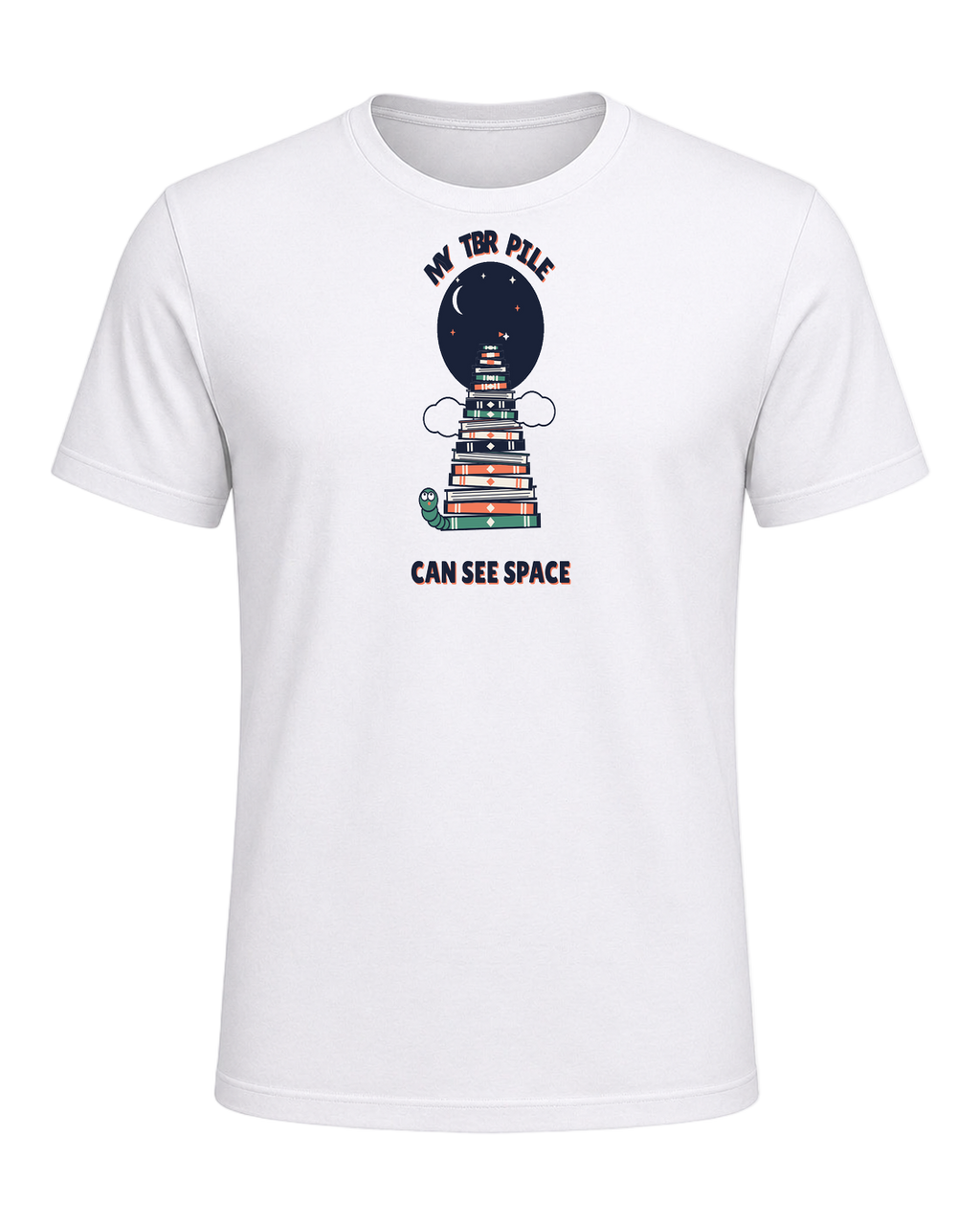 MY TBR PILE CAN SEE SPACE — White