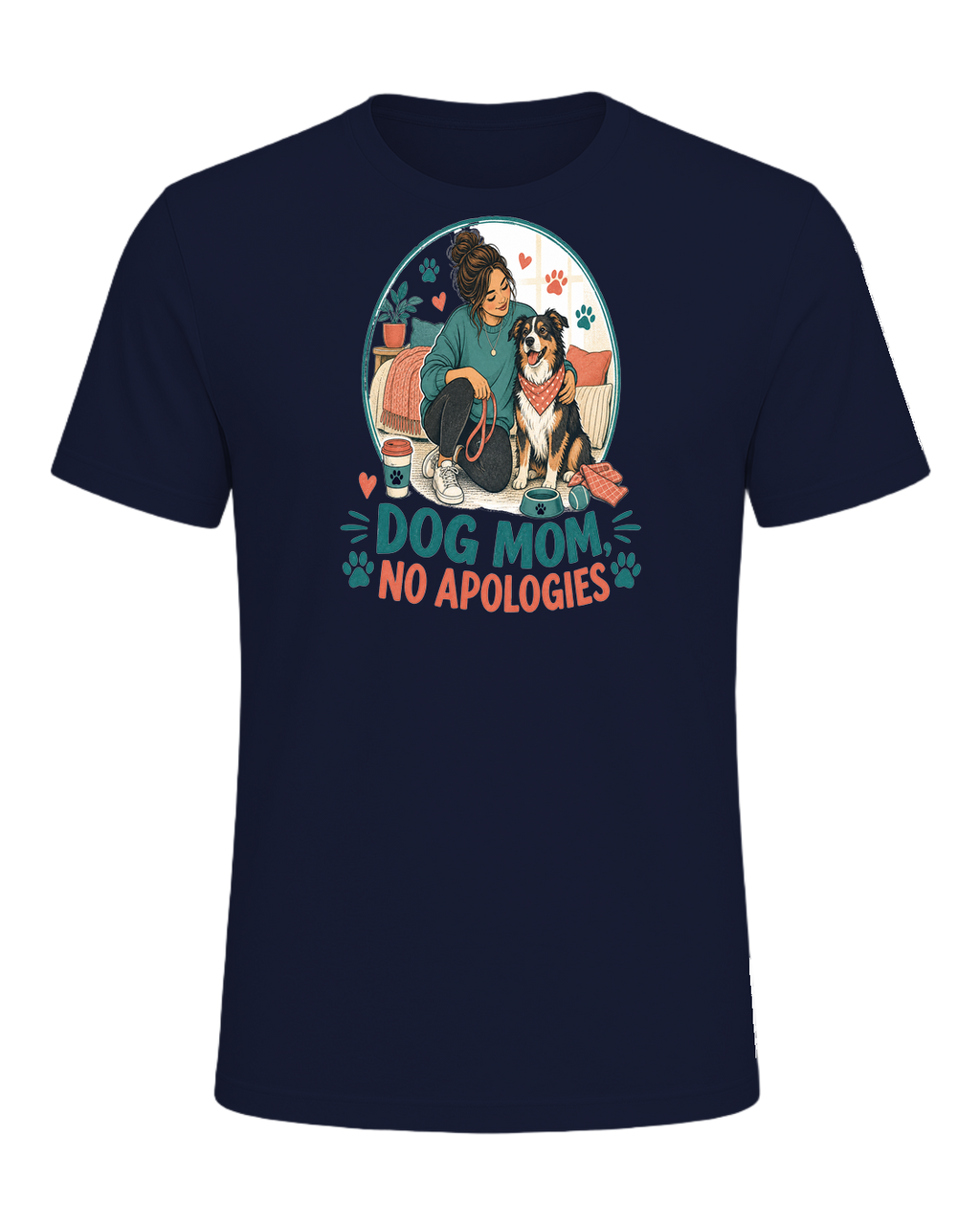 DOG MOM, NO APOLOGIES — Navy