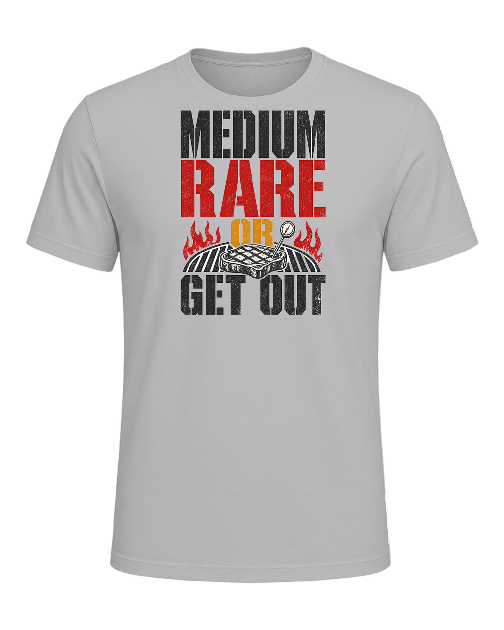 MEDIUM RARE OR GET OUT — Athletic Heather