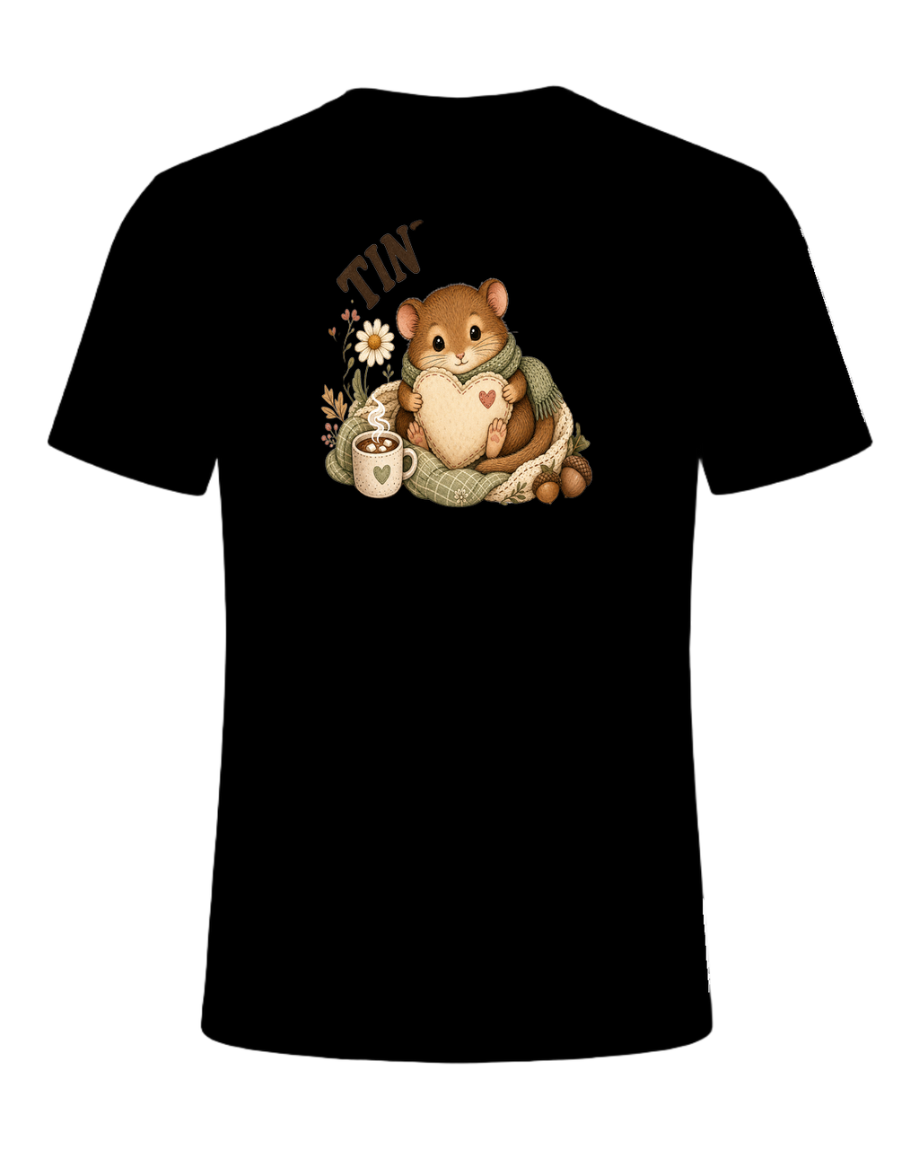 TINY FRIEND BIG FEELINGS — Black