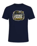 I Answer Chaos For A Living Tee — Navy