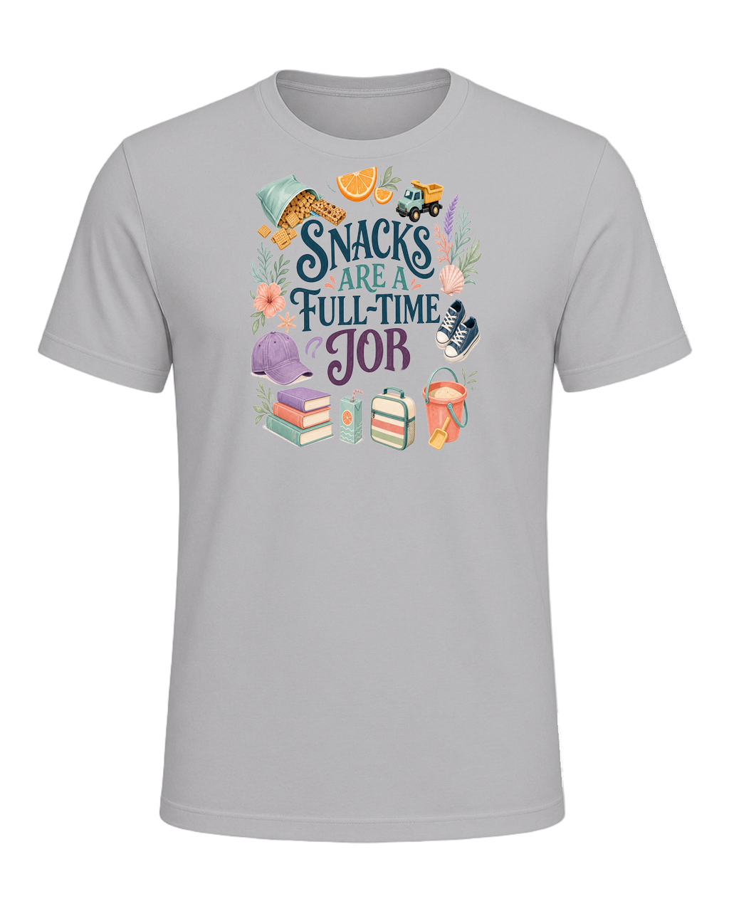 SNACKS ARE A FULL-TIME JOB — Athletic Heather