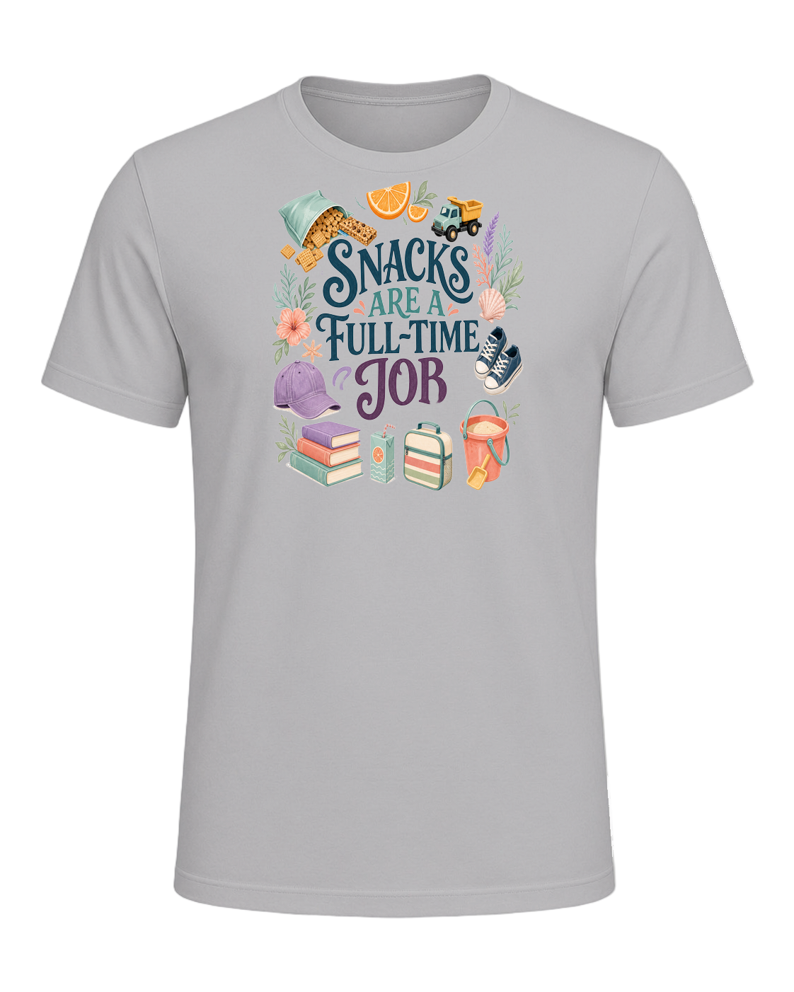 SNACKS ARE A FULL-TIME JOB — Athletic Heather