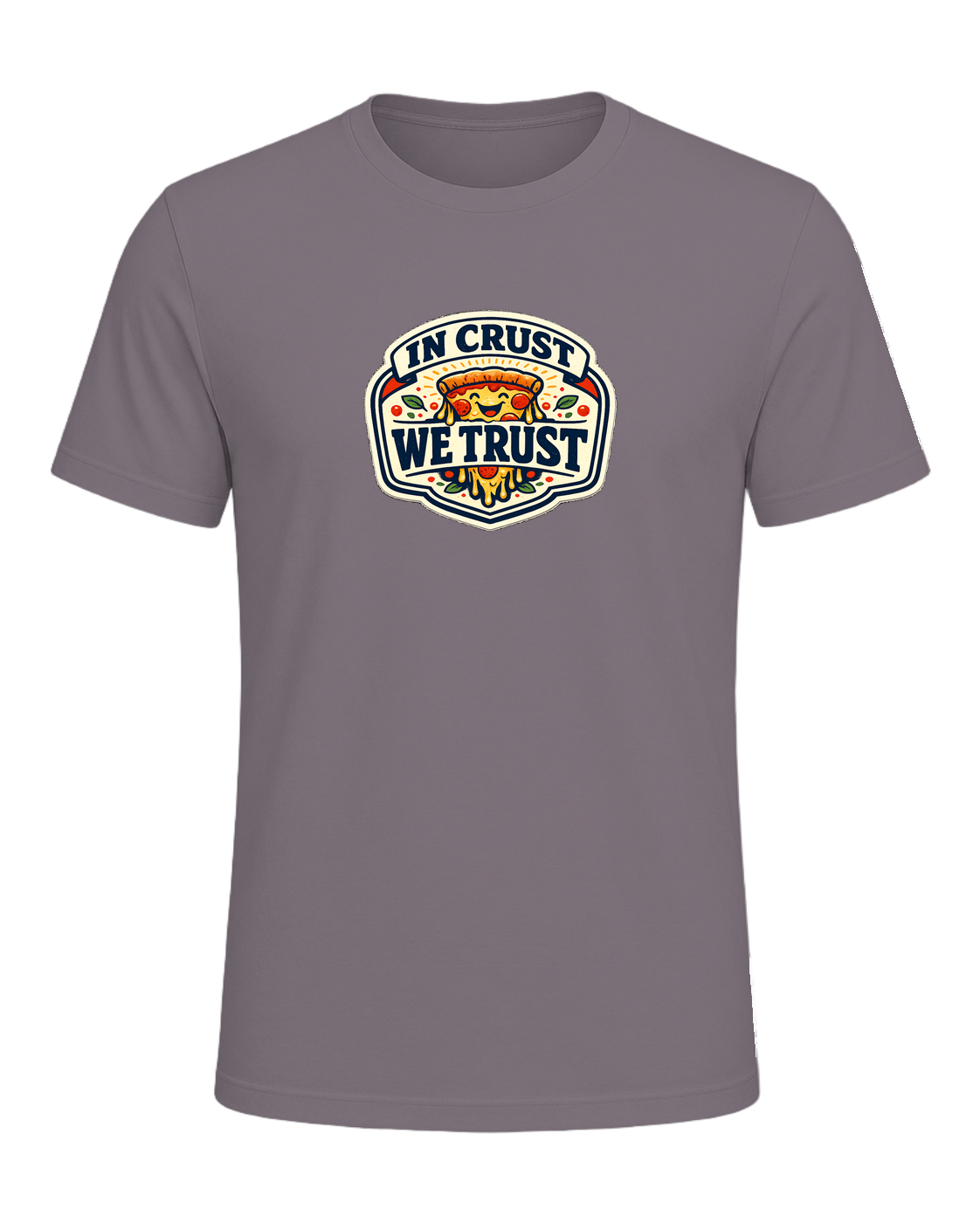 In Crust We Trust Tee — Storm