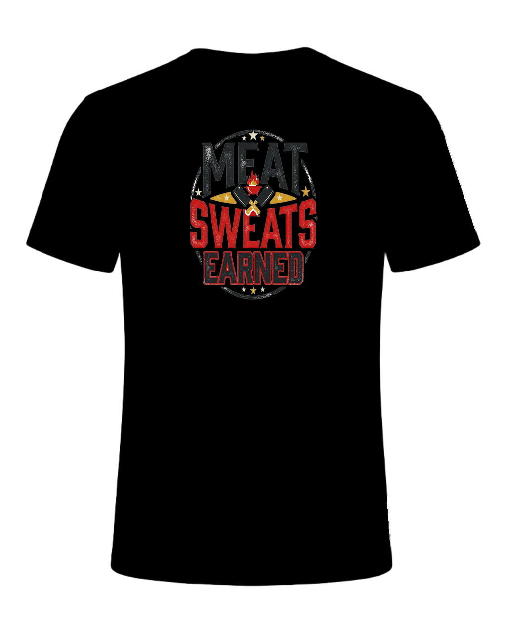 MEAT SWEATS EARNED — Black