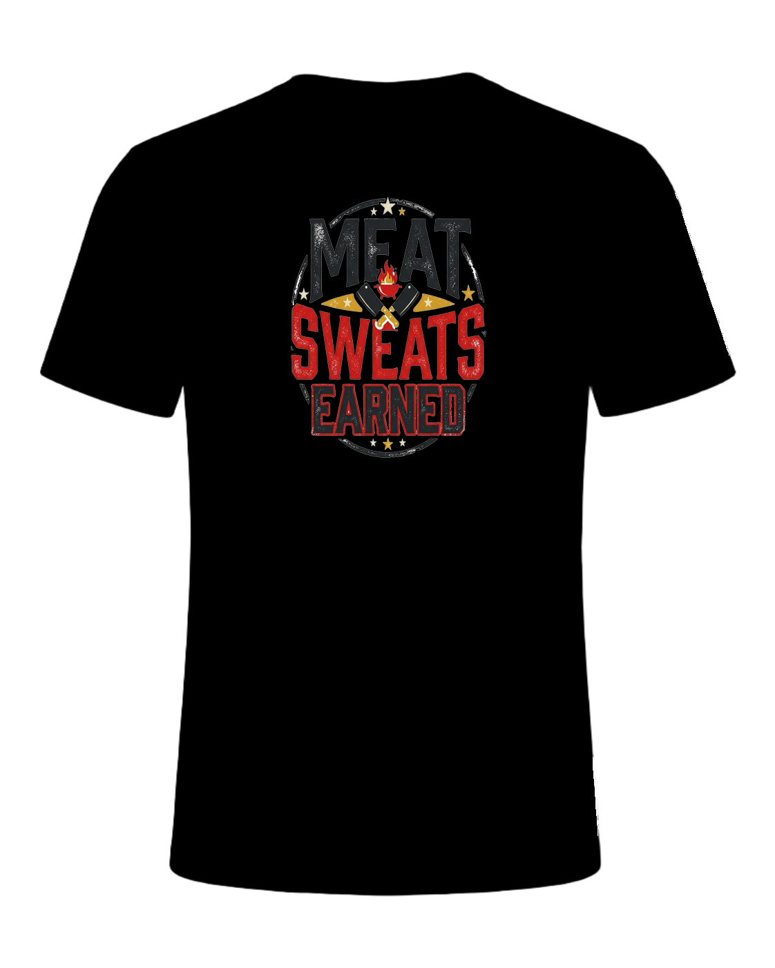 MEAT SWEATS EARNED — Black