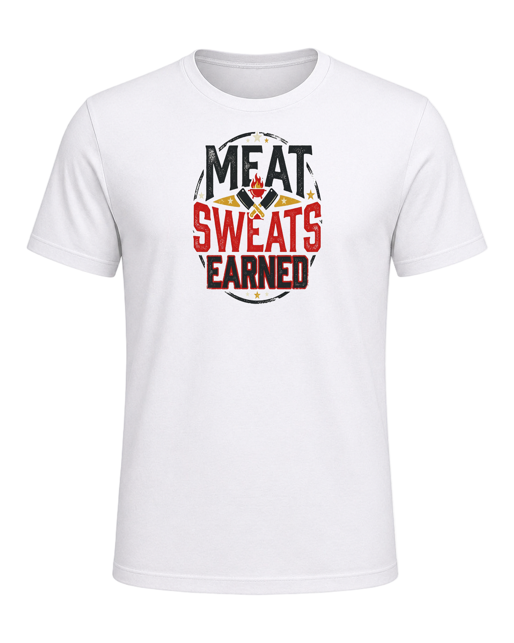 MEAT SWEATS EARNED — White