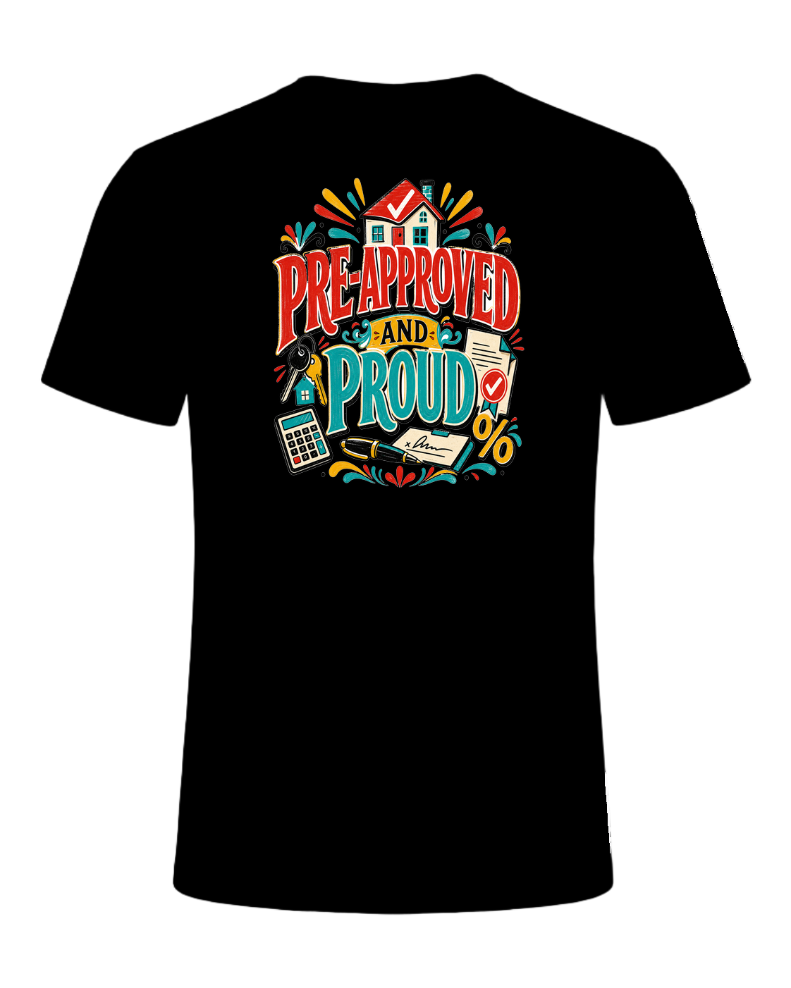 PRE-APPROVED AND PROUD — Black