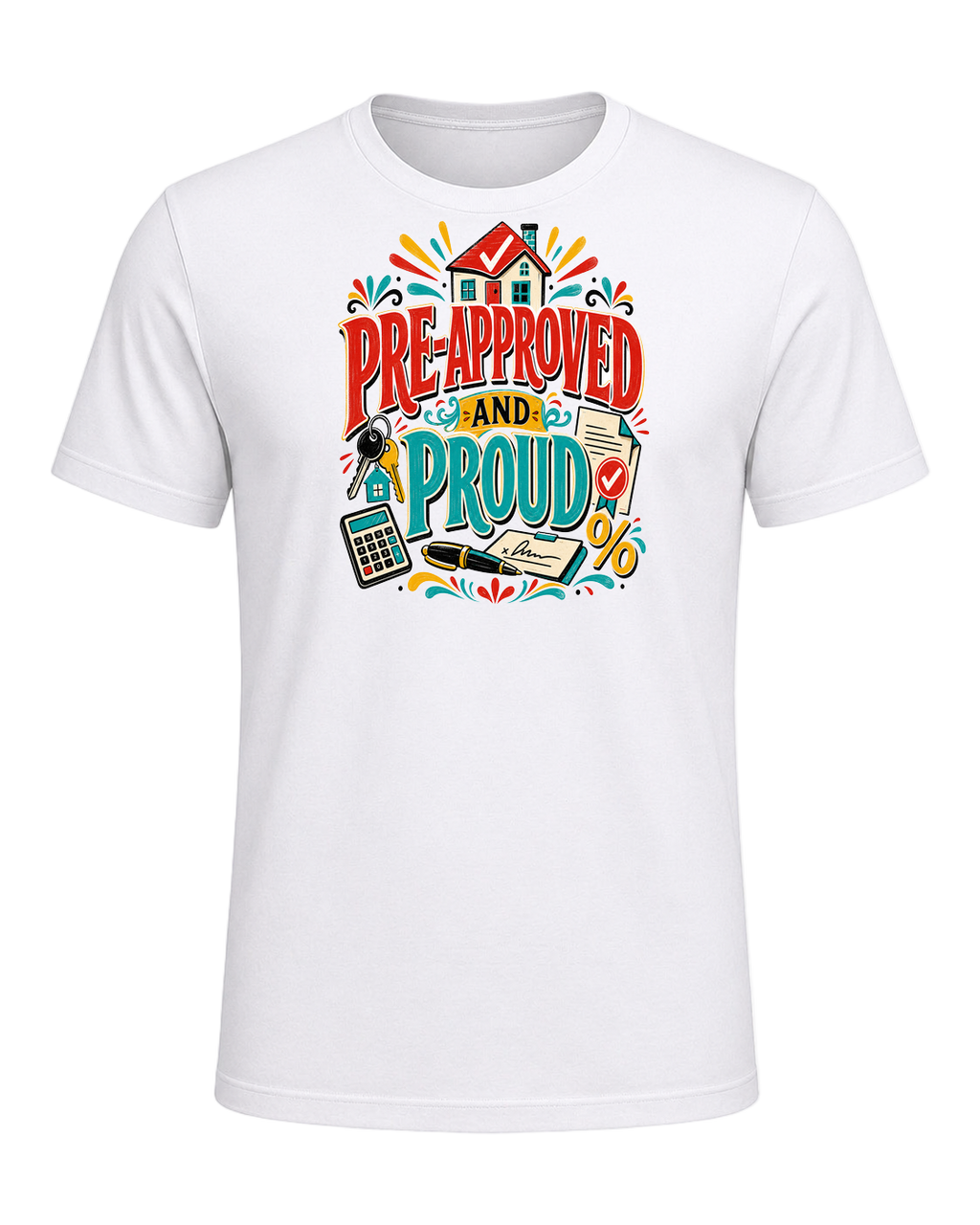 PRE-APPROVED AND PROUD — White