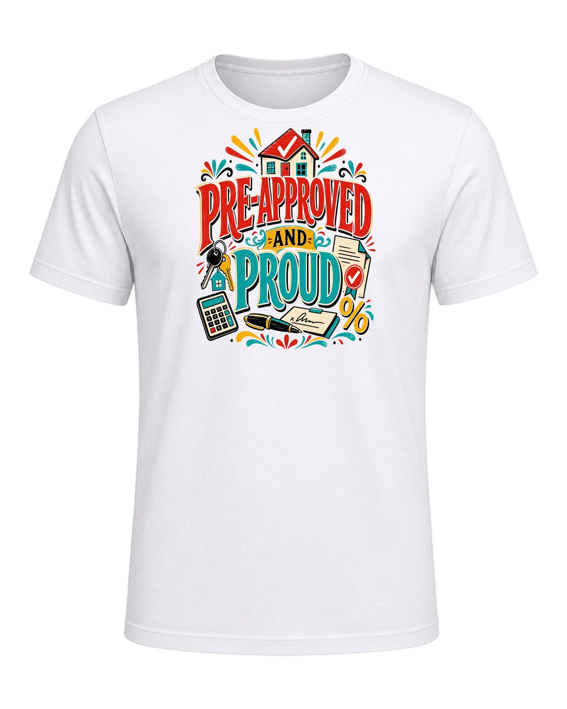 PRE-APPROVED AND PROUD — White