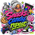 Snacks, candy, repeat