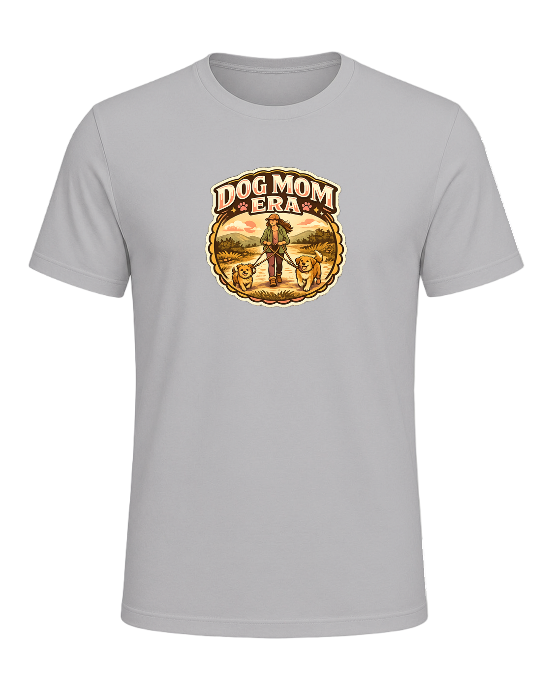Dog Mom Era Tee — Athletic Heather
