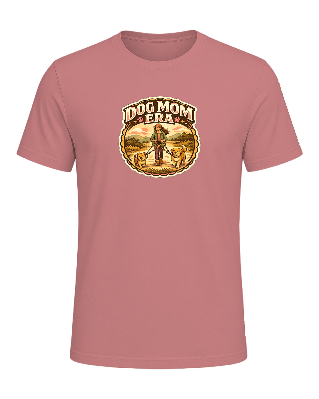 Dog Mom Era Tee — Heather Mauve