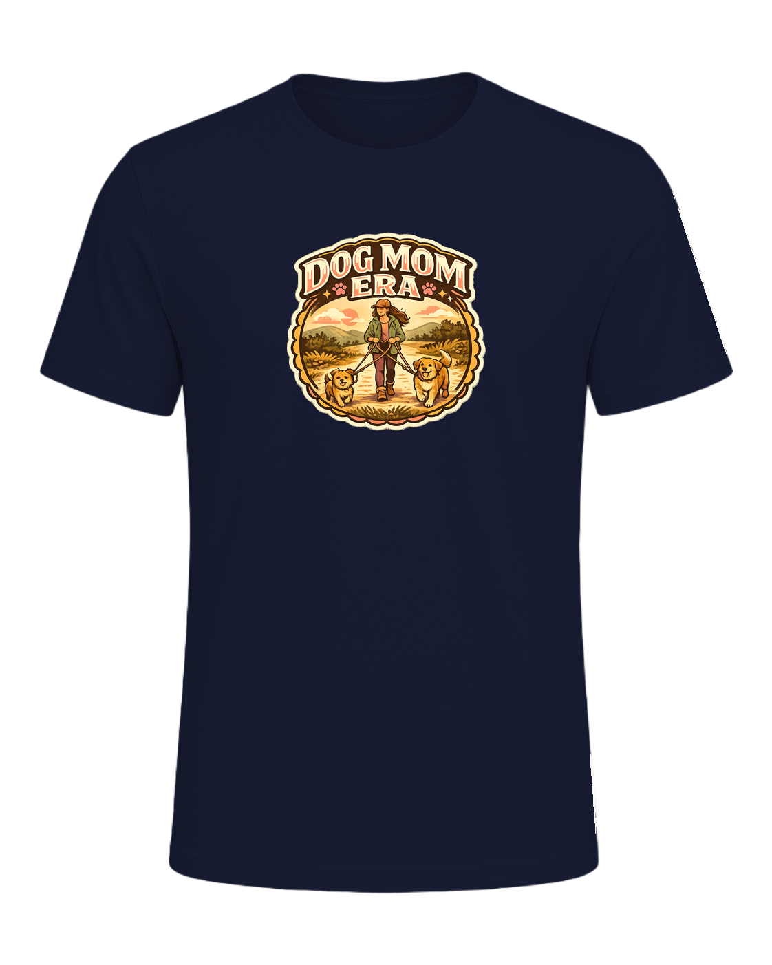 Dog Mom Era Tee — Navy